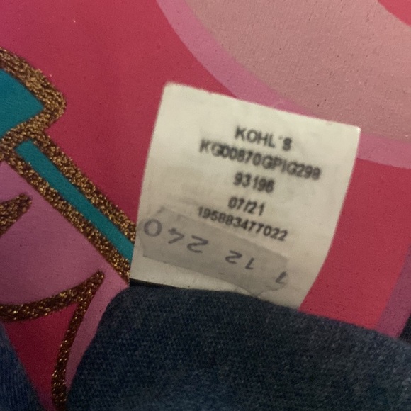 NWOT Jumping Beans Peppa Pig "Full Of Magic" Graphic Tee Girls Size 12 - Picture 4 of 5